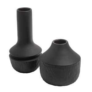 Shadow Vase - Small Matte Black 2