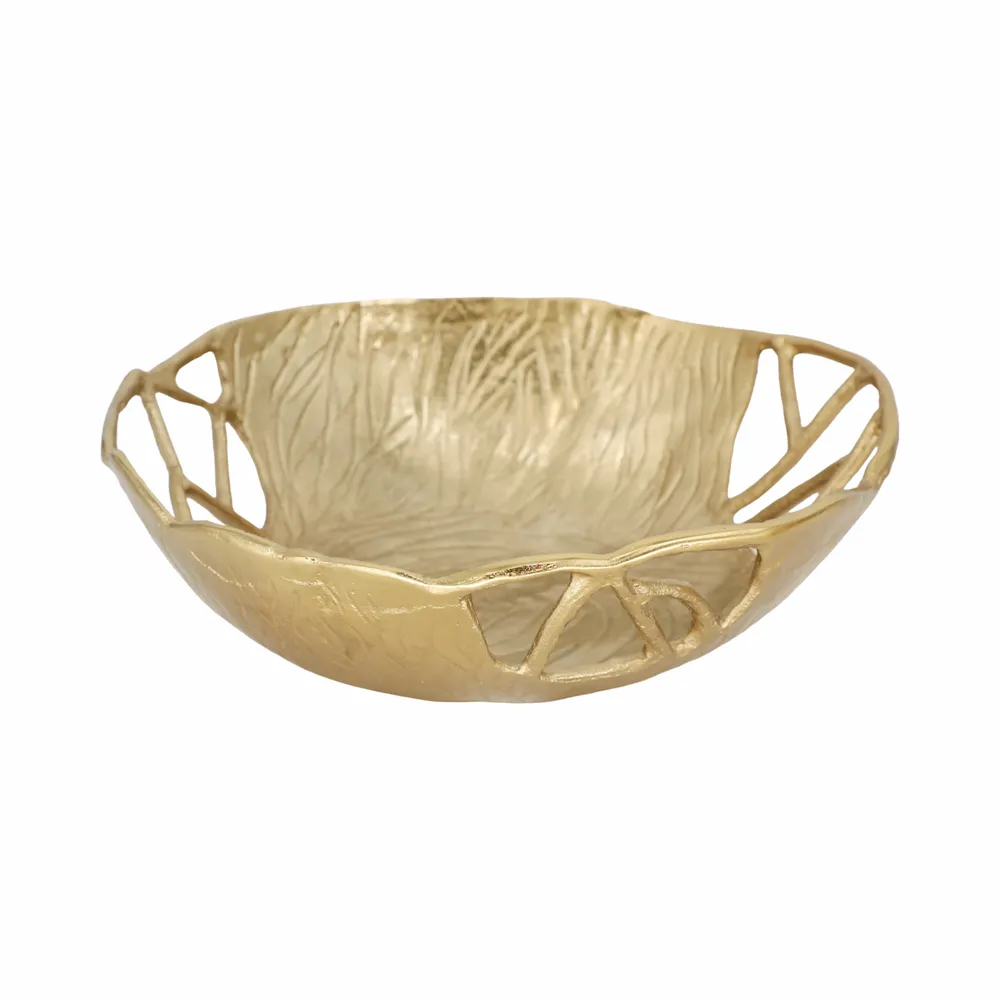 GRAYDONHOLM SET OF 2 GOLD BOWLS 5 (IN)