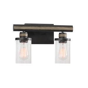 Beaufort 14'' Wide 2-Light Vanity Light - Anvil Iron 1