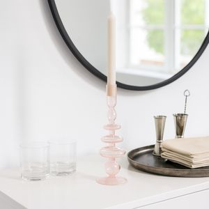 ELLENLAND PINK CANDLE HOLDER 11 (IN) 10