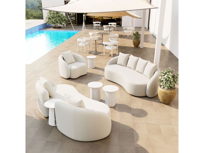 Sunny Isles Side Table White 10