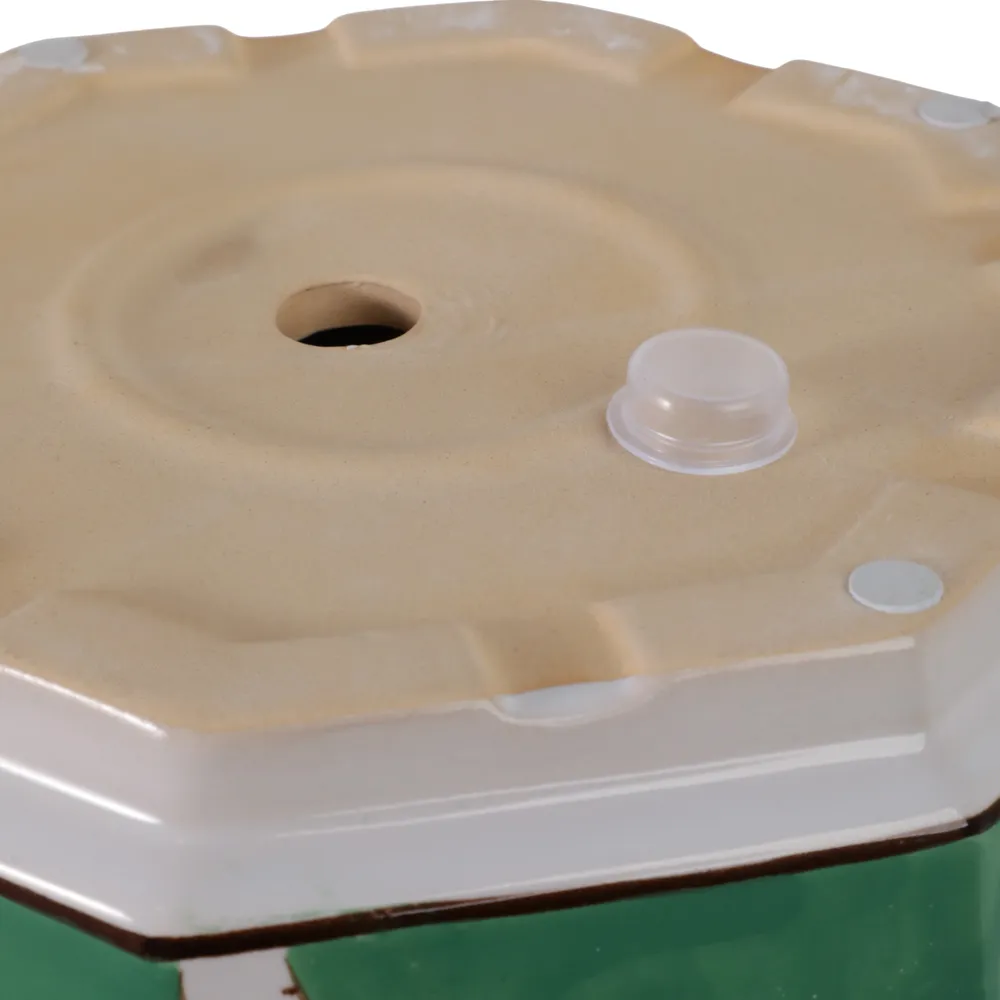 AIDENRIDGE SET OF 2 GREEN PLANTER 10 (IN)