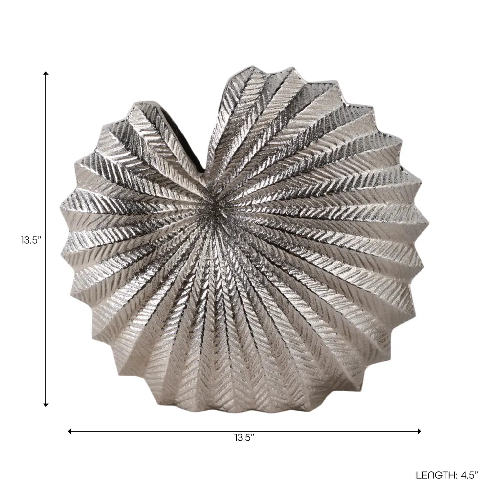 DERMOTOAK SILVER VASE 14 (IN)