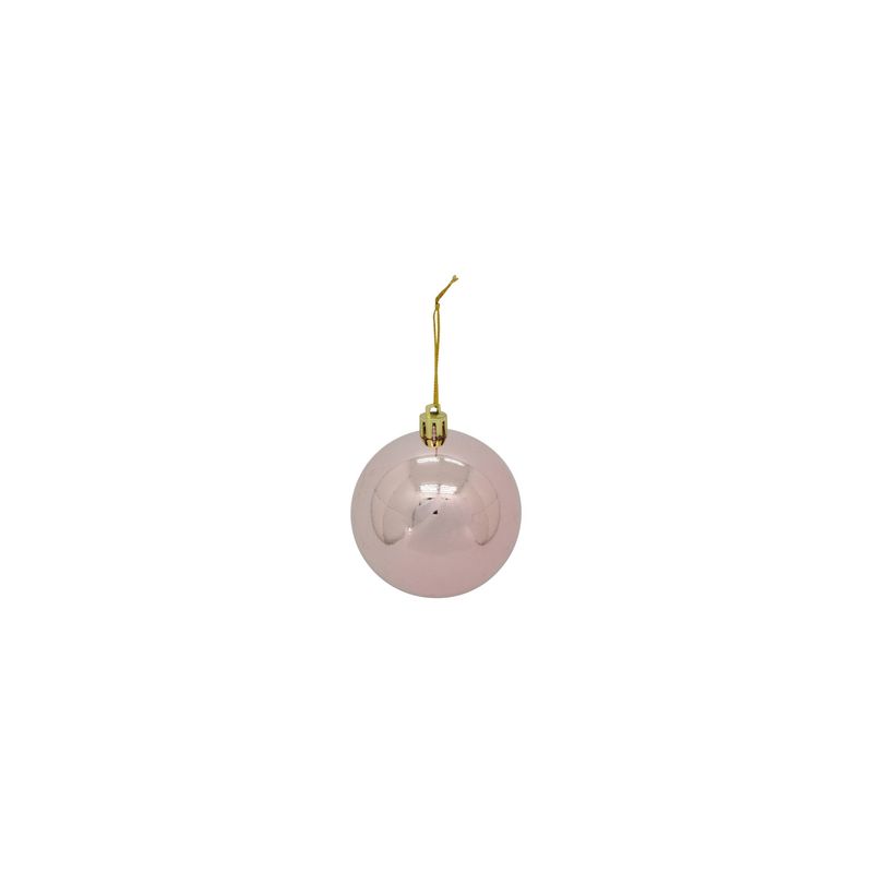 70mm Boxed Ball Ornament Set - Rose Gold