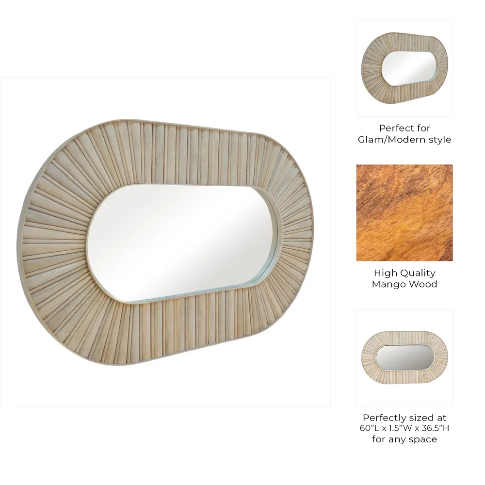ARNETTSTONE WHITE MIRROR 37 (IN)