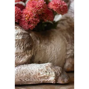 Faux Concrete Sheep Planter 5