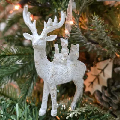Forrest Friends Ornament Resin 3x1x4.5in