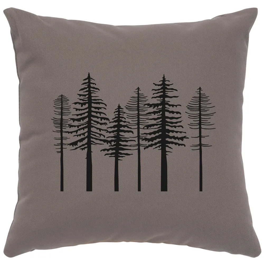 Image Pillow - Trees - Cotton Chrome