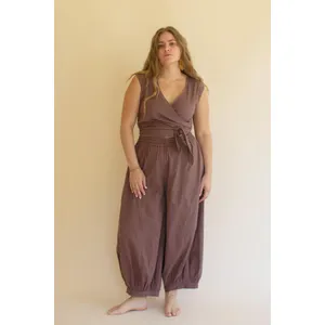 Convertible Wrap Blouse / Mulberry 3