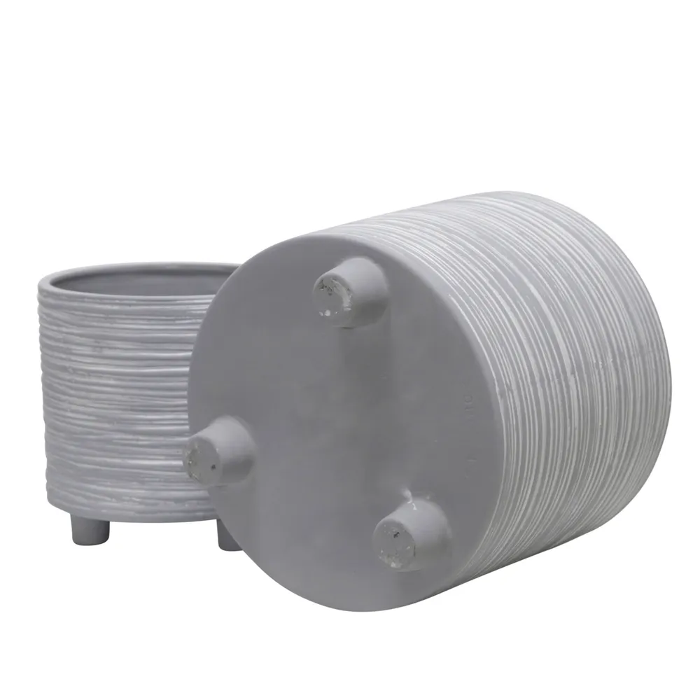 COHENGROVE SET OF 2 GRAY PLANTER 8 (IN)