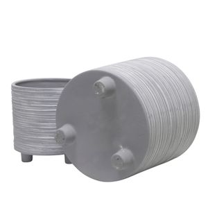 COHENGROVE SET OF 2 GRAY PLANTER 8 (IN) 6
