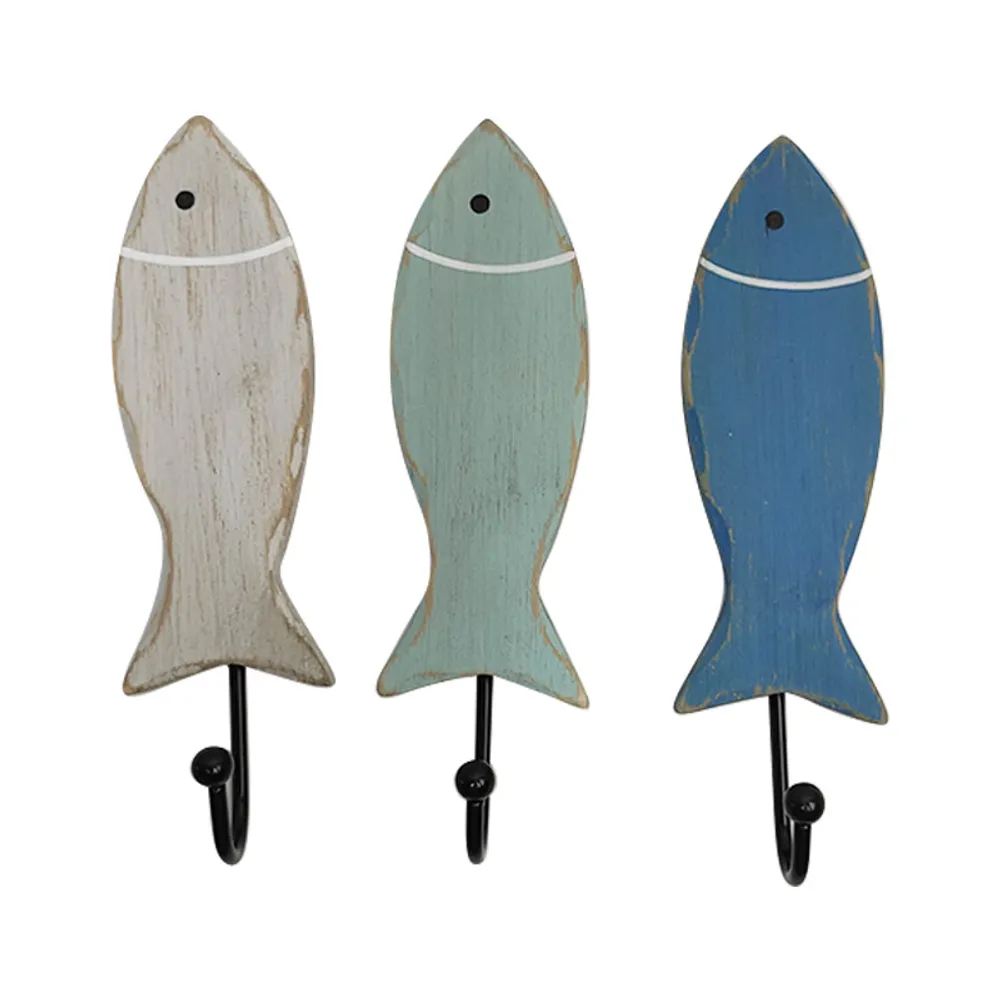 7-1/2 FISH WITH HOOK 3-ASST