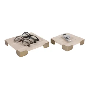 JANEVIEW SET OF 2 IVORY TRAY 2 (IN) 5