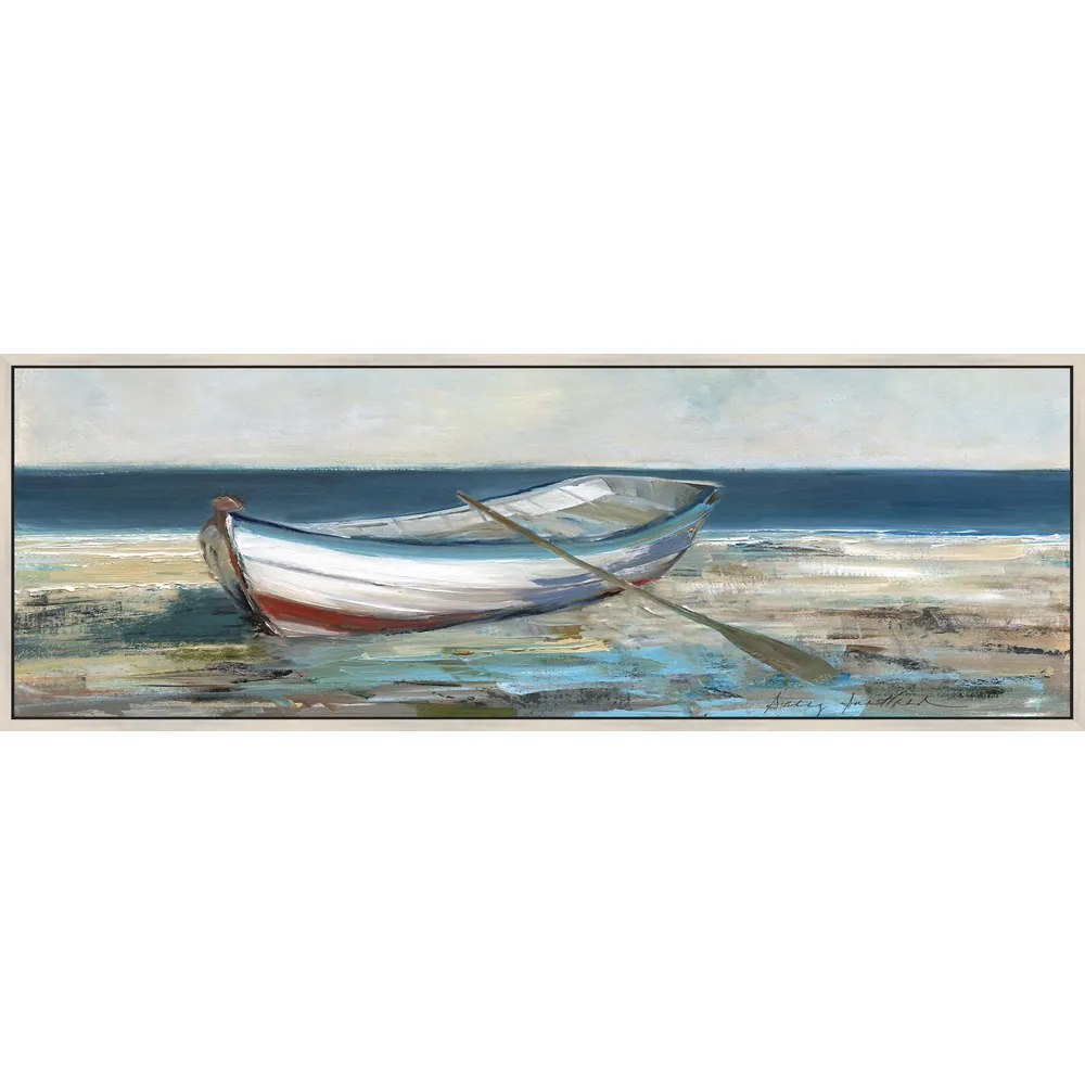 Canvas in a Floating White Frame