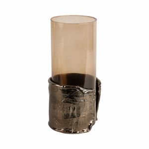 BAXTERMILL BROWN CANDLE HOLDER 12 (IN) 5