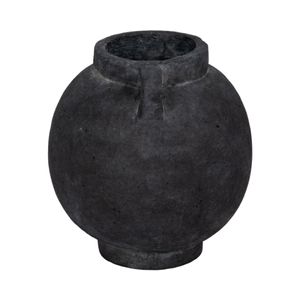 CORBINFORD BLACK VASE 8 (IN) 5
