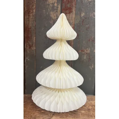 White Hershey Kiss Paper Tree 43in