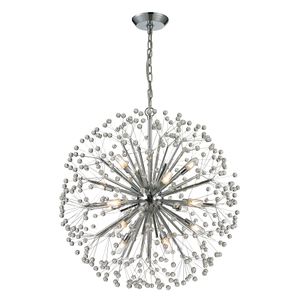 Dandelion 27'' Wide 16-Light Chandelier - Polished Chrome 1