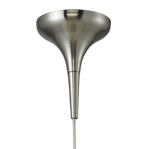 Lindsey 4'' Wide 1-Light Mini Pendant - Satin Nickel 3