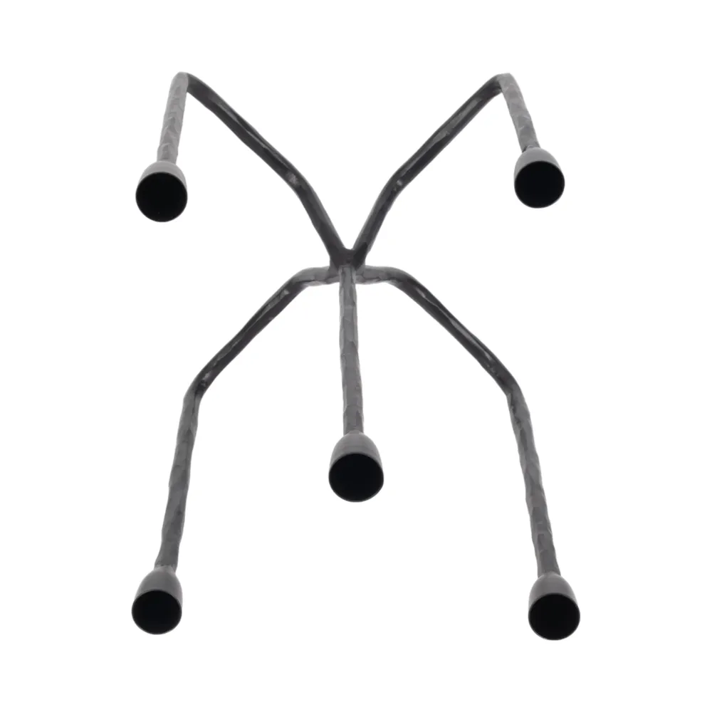 CLARAFIELD BLACK CANDLE HOLDER 17 (IN)