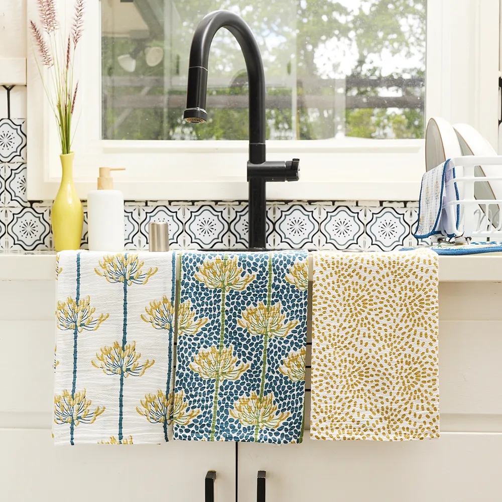 Meadow Cotton Kitchen Towels (Set of 3)