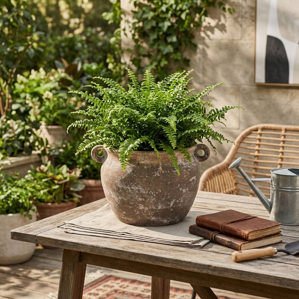 FENTONLAND IVORY PLANTER 8 (IN)