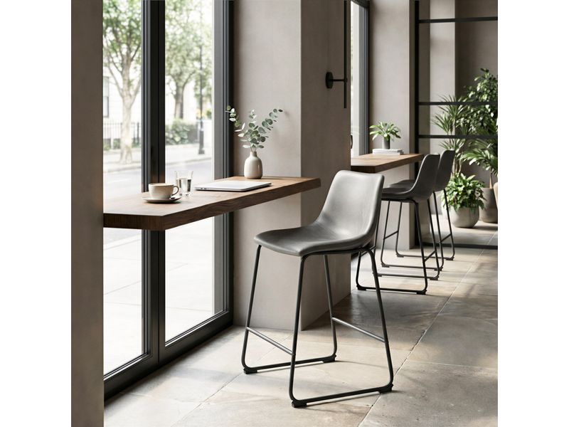 Smart Counter Stool Charcoal 9