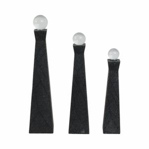 WESTONRUN SET OF 3 BLACK DECOR 14 (IN) 5