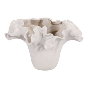 ALDERPORT WHITE VASE 8 (IN) 6