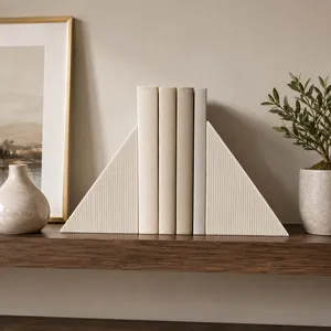 ROSSGATE SET OF 2 IVORY BOOKENDS 8 (IN) 8
