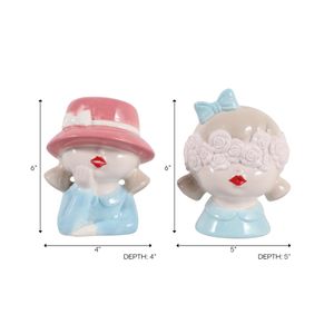 ARNETTBROOK SET OF 2 BLUE DECOR 6 (IN) 9