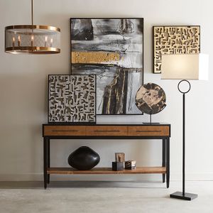 Line in the Sand 24'' Wide 8-Light Chandelier - Satin Brass 5