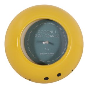 DIXONSTONE COCONUT GOJI SMILEY FACE CANDLE 3 (IN) 9
