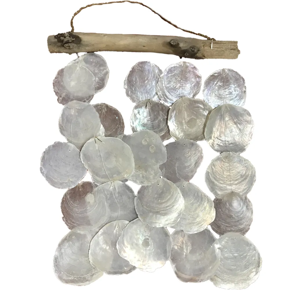 24" WHITE CAPIZ SHELL WINDCHIME