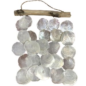 24" WHITE CAPIZ SHELL WINDCHIME 1