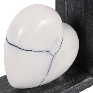 PAGEWELL SET OF 2 WHITE BOOKENDS 6 (IN) 5