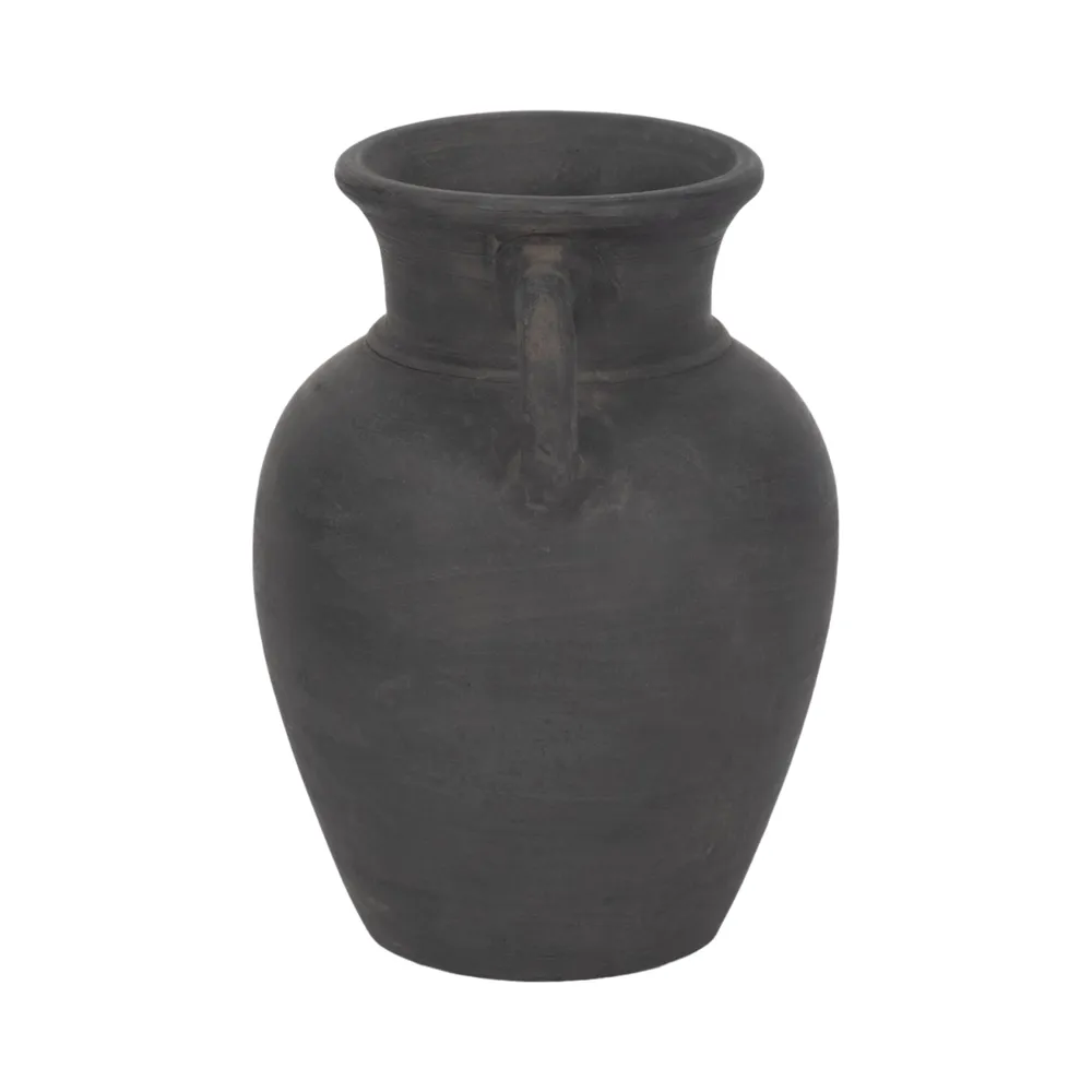 CARLINROSE BLACK VASE 10 (IN)