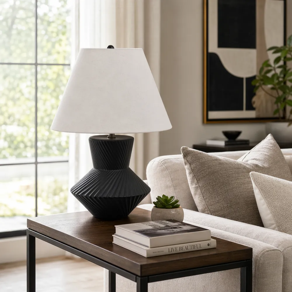 EVANDERTON BLACK LAMP 23 (IN)