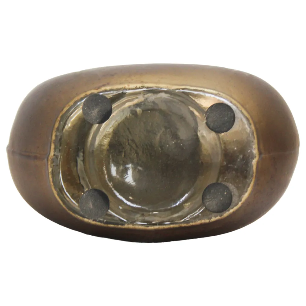 FINLEYGROVE BRONZE GLASS VASE 14 (IN)