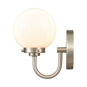 Fairbanks 8.5'' High 1-Light Sconce - Brushed Nickel and Opal 4