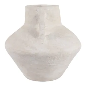 FERRIS WHITE VASE 9 (IN) 5