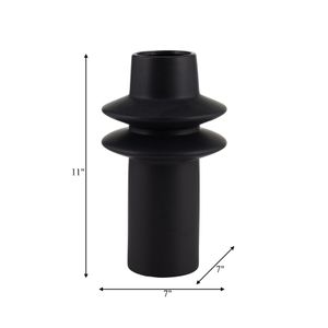 BURGESSFORD BLACK VASE 11 (IN) 7