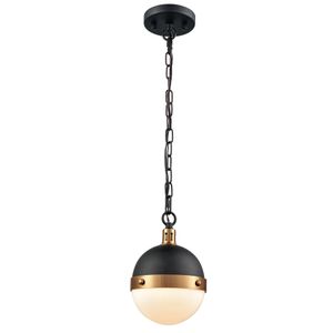 Harmelin 7'' Wide 1-Light Mini Pendant - Matte Black 1