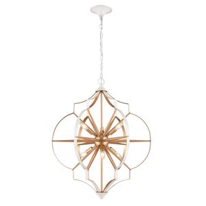 Laguna Beach 26'' Wide 6-Light Chandelier - Gold 1