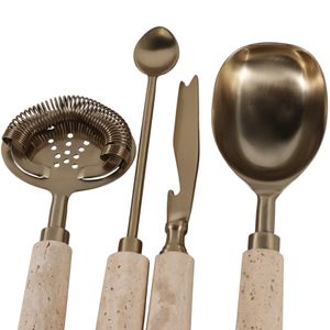 HEMMINGGATE SET OF 4 CREAM BAR ACCESSORIES 12 (IN) 8