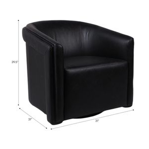 CLOVERPARK BLACK CHAIR 30 (IN) 8