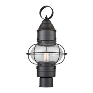 Onion 19'' High 1-Light Outdoor Post Light - Oil Rubbed Bronze 1