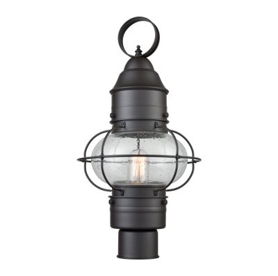 Onion 19″ High 1-Light Outdoor Post Light - Oil Rubbed Bronze