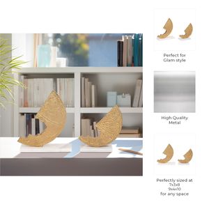 GRADYGROVE SET OF 2 GOLD DECOR 10 (IN) 10