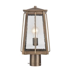 Kirkdale 17'' High 2-Light Outdoor Post Light - Vintage Brass 2